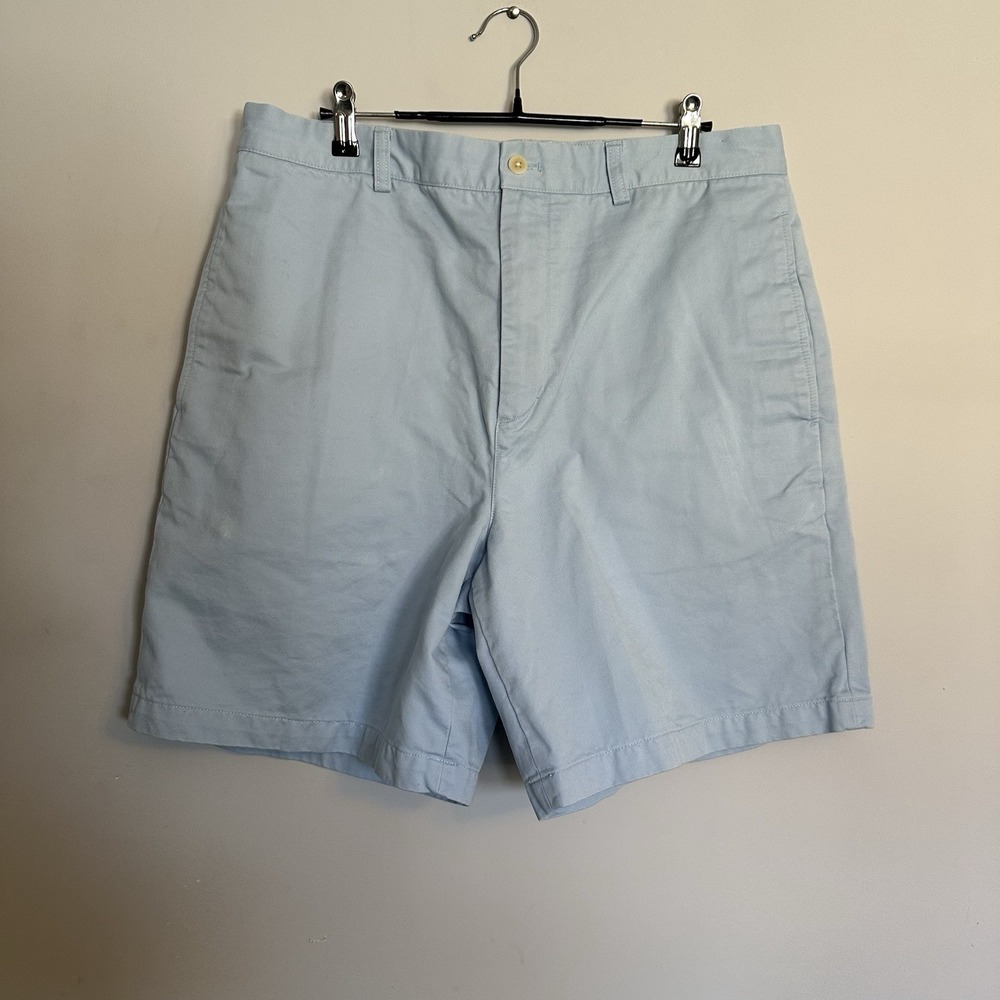 Vineyard Vines Mens Blue Chino Shorts 100% Cotton Size 35 8 Inch Inseam